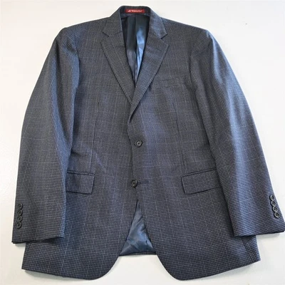 Blazer Traje Chaqueta Abrigo Deportivo Hart Shaffner Marx 42R Azul Cuadros Lana EE. UU. Para Hombre Foto 1 de 4