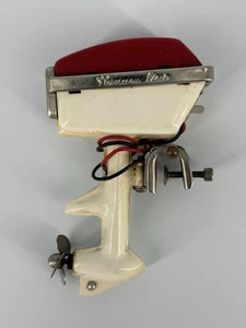 Vintage Mermaid Stream Line Battery Outboard Motor Boat Japan Toy Type OB-5 - Picture 1 of 13