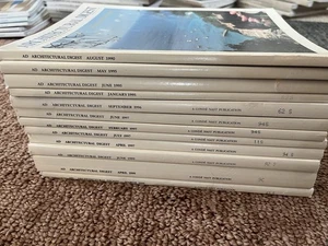 1990s ARCHITECTURAL DIGEST MAGAZINE MIXED LOT 12 issues 1990 1995 1996 1997 1999 - Picture 1 of 6