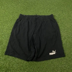 PUMA Mens Graphic Sport Shorts XL Black Polyester - Picture 1 of 3