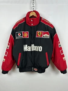 Herren Vintage Ferrari Marlboro Vodafone Racing Winterjacke Größe XL - Bild 1 von 24