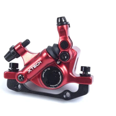ТОЛЬКО ОДИН гидравлический дисковый роторный тормоз Zoom Xtech Cycle для дорожного/горного/электронного велосипеда красный - Изображение 1 из 4