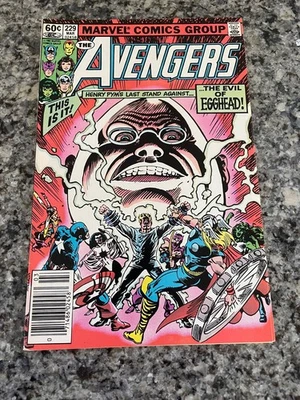 Avengers #229 Rare Tattooz Error March 1983 Newsstand Marvel Bronze Comics - Image 1 of 4