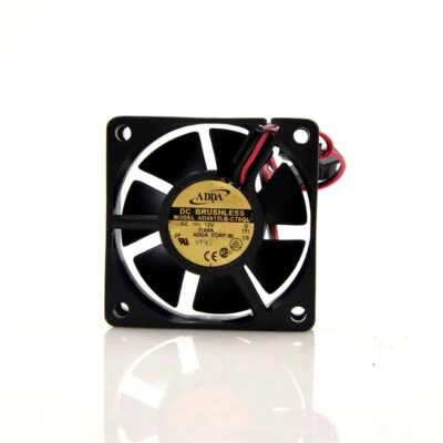 1pc ADDA AD0612LB-C70GL 6020 6CM 0.08A 12V 2-wire Power Supply Cooling Fan - Image 1 of 4