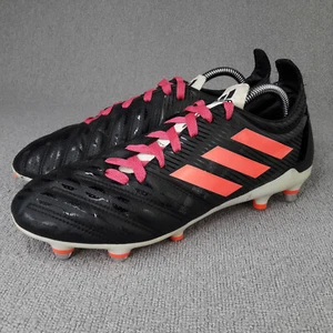 Adidas Hombres Botas de Rugby Reino Unido 7.5 Negro Rosa Malicia SG Zapatos EUR 41 1/3 Adulto - Imagen 1 de 12
