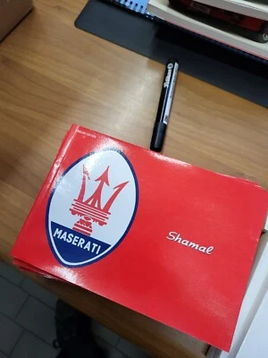 LIBRETTO USO E MANUTENZIONE MASERATI SHAMAL EDIZIONE  INGLESE  - Immagine 1 di 4