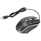 Wired Mouse Black USB Port Gaming Office Business Luminous Optical Computer BGI