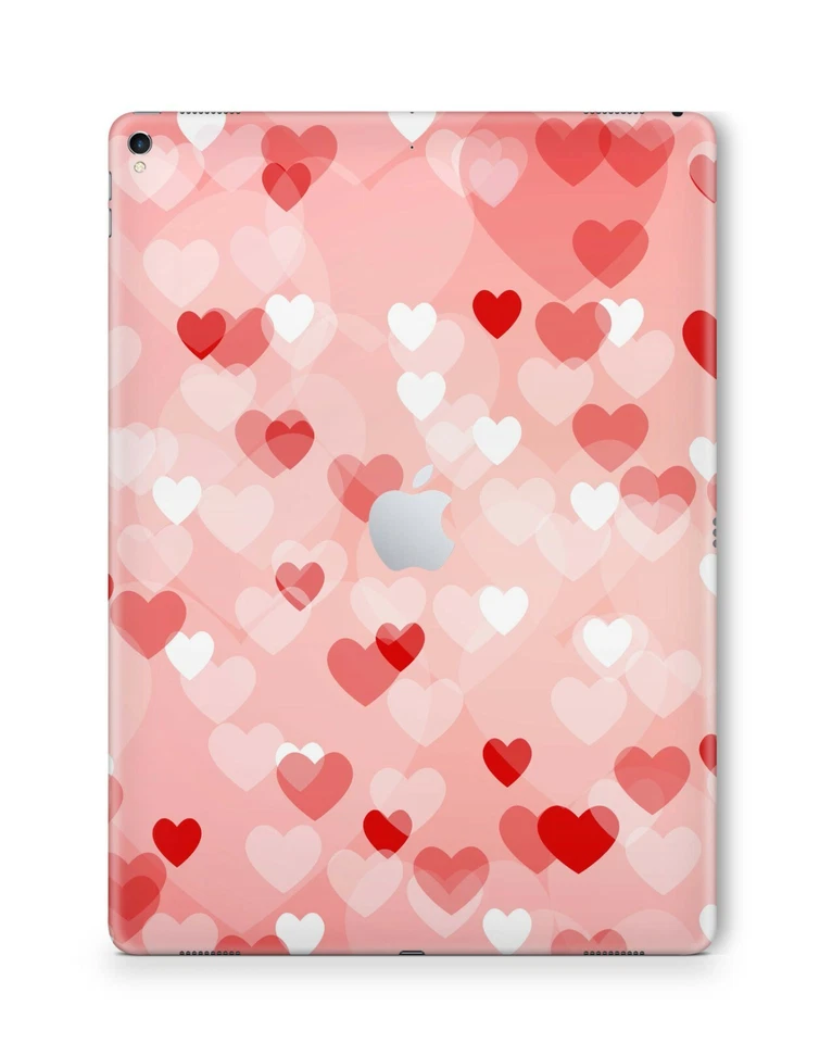 Apple iPad Skin Schutzfolie Aufkleber Design Sticker Folie Wraps Skins Herzen - Bild 1 von 1