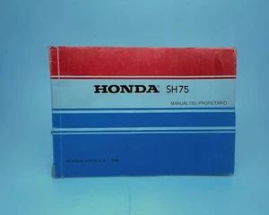 HONDA SH75 SCOOPY. Owner's Manual Libro instrucciones - Imagen 1 de 4