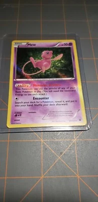 Mew 29/124 Holo Bleed Misprint ERROR Pokemon XY Fates Collide Rare Mint - Image 1 of 4