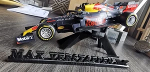 MAX VERSTAPPEN 2019 RB15 1:24 F1 CAR Red Bull Jumbo +large Stand & MV text strip - Picture 1 of 8