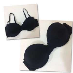 Intimate Basics Womens 34C Convertible Bra Push-up Thick Padding Black NWOT - Picture 1 of 9