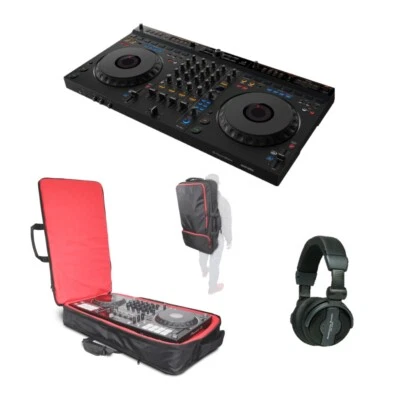 Bundle of AlphaTheta DDJ-GRV6 DJ Controller + Bag & Headphones - Image 1 of 4