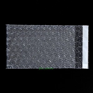 30 Stück 2,5" x 3"_65 x 80+20 mm Klar Luftpolsterbeutel Kunststoff Umschlag Verpackung Beutel - Bild 1 von 6