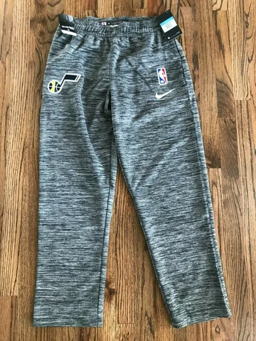 62 Nike Utah Jazz Dri-Fit Game Warm-Up Pants Gray Sizes XLT 3XL Cover