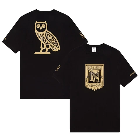 Drake OVO Mister Cartoon Los Angeles Football Club LAFC Large XL XXL Owl Gold Cover