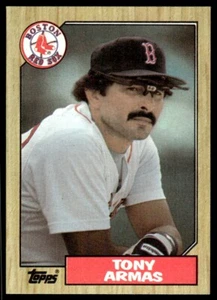 1987 Topps Baseball Card Tony Armas Boston Red Sox #535 - Picture 1 of 2