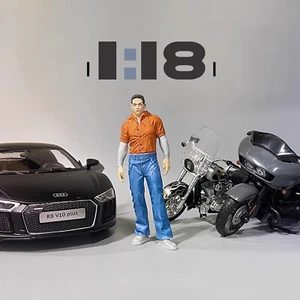 Diorama 1:18/24 Garage Figure Model Street Car Showroom Scene Display Prop Model - Picture 1 of 19