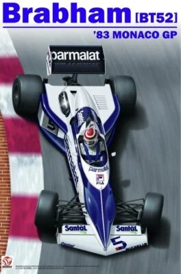 Platz BEEMAX 1/20 Scale Model Formula Racing Car Kit Brabham BT52 Monaco GP'83 - Image 1 of 4