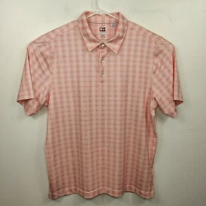Cutter & Buck Golf Polo Shirt CB Dry Tec 50 upf+ Short Sleeve Size Large - Picture 1 of 5