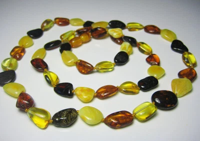 Vero Ambra Baltica Collana 70 cm - Immagine 1 di 2