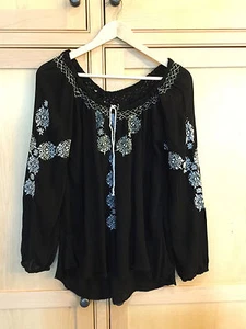 Raviya besticktes lässiges Top, Strand, Tunika, super süß! War 49 $ JETZT 29 $! - Bild 1 von 4