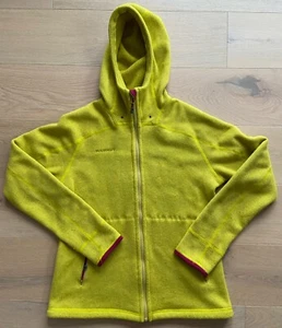 MAMMUT Strickjacke Polartec Softshell Weste Damen Gr. M Farbe Gelb - Bild 1 von 4