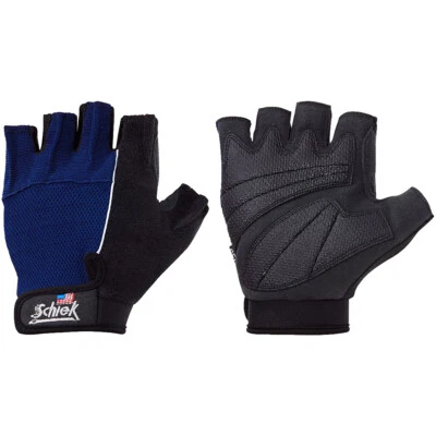 Schiek Sports Model 510 Cross Training Fitness Gloves - Black/Blue - Image 1 of 4
