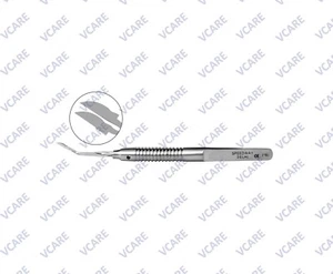 Akahoshi Prechopper Super Combo abgewinkeltes Edelstahl-Augeninstrument - Bild 1 von 5