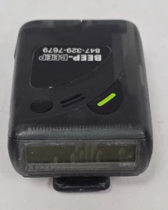 Vintage Motorola Bravo FLX Flex Pager Beeper włącza zły wyświetlacz LCD jak jest bezpłatny S&H - Zdjęcie 1 z 5