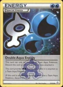 2x (pok-DC-033) Double Aqua Energy Uncommon Pokemon Double Crisis Card #33 - Picture 1 of 1