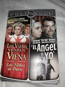 NEW 2 Peliculas Mexicanas Los Valses Venian de Viena/El Angel y Yo (DVD) Tin Tan