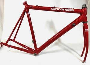 Cannondale Vetta Vintage Light Red 3 Series Aluminum Racing Bicycle Frame & Fork - Picture 1 of 20
