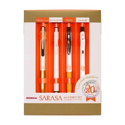 ZEBRA Sarasa 20th limited family set SE-JJ15-20TH-WGO Extra Fine Kugelschreiber - Bild 1 von 4