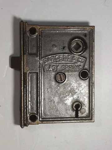 SARGENT Door Rim Lock Easy Spring *No Key* Cover