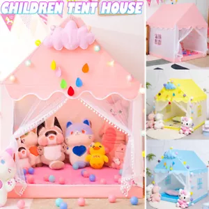 Kids Play Tent Childrens Baby Pop Up Tent Fairy Princess Girls Boys Playhouse - Picture 1 of 13