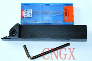 NEW 1p MGEHR2525-2.5 CNC lathe Grooving Turning Toolholder +10P MGMN250-M Insert - Picture 1 of 6