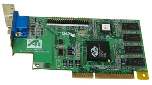 Retro/Vintage ATI Rage Pro Turbo 109-49800-11 AGP Grafikkarte - Bild 1 von 2