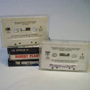 Lot of 5 LED ZEPPELIN & ROBERT PLANT Cassette Tapes III Houses of Holy Graffiti - Picture 1 of 6