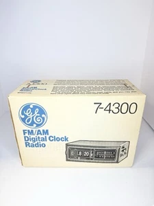 Vtg 80s General Electric GE 7-4300E Flip Alarm Clock Brand New Sealed - Picture 1 of 2