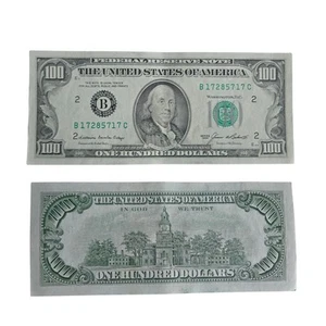 Vintage $100 Bill – Series 1985 | Serial B17285717C | AU 55–58 Estimate | New... - Picture 1 of 3