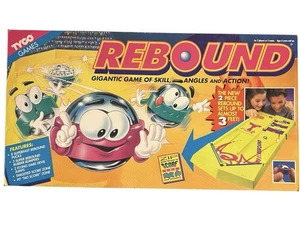 Vintage Tyco Games REBOUND Shuffleboard Bumper Brettspiel 100% vollständig 1994 - Bild 1 von 11