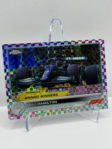 2022 Topps Chrome Formula 1 F1 Lewis Hamilton #198 Purple Checker Refractor /199 - Bild 1 von 2