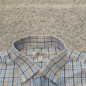 Peter Millar Oberhemd Sommer Comfort Kariert Herren Gr. M  - Bild 1 von 7