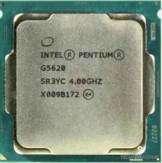 9Th Gen Intel Pentium G5620 LGA 1151 CPU Dual-Core 4GHz SR3YC Processor - Image 1 of 1