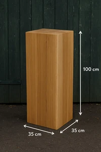 Massive Säule aus Eichenholz für den Garten oder Drinnen - Bild 1 von 1