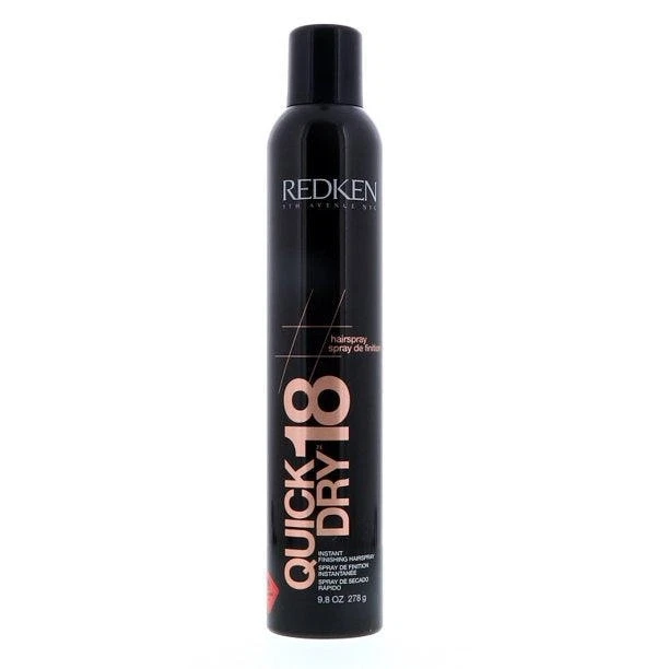 Redken Quick Dry 18 Finishing Spray Black Cans  9.8 Oz Dented - Image 1 of 1