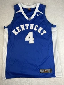Nike Elite Kentucky Wildcats #4 Basketball Jersey Mens XLarge White Blue - Picture 1 of 5