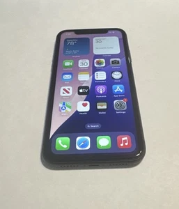 Apple iPhone 11 128GB. BLACK A2111 UNLOCKED - Afbeelding 1 van 3