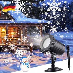 LED Projektor Weihnachten Außen Garten Strahler Party Projektionslampe Laser DHL - Bild 1 von 19